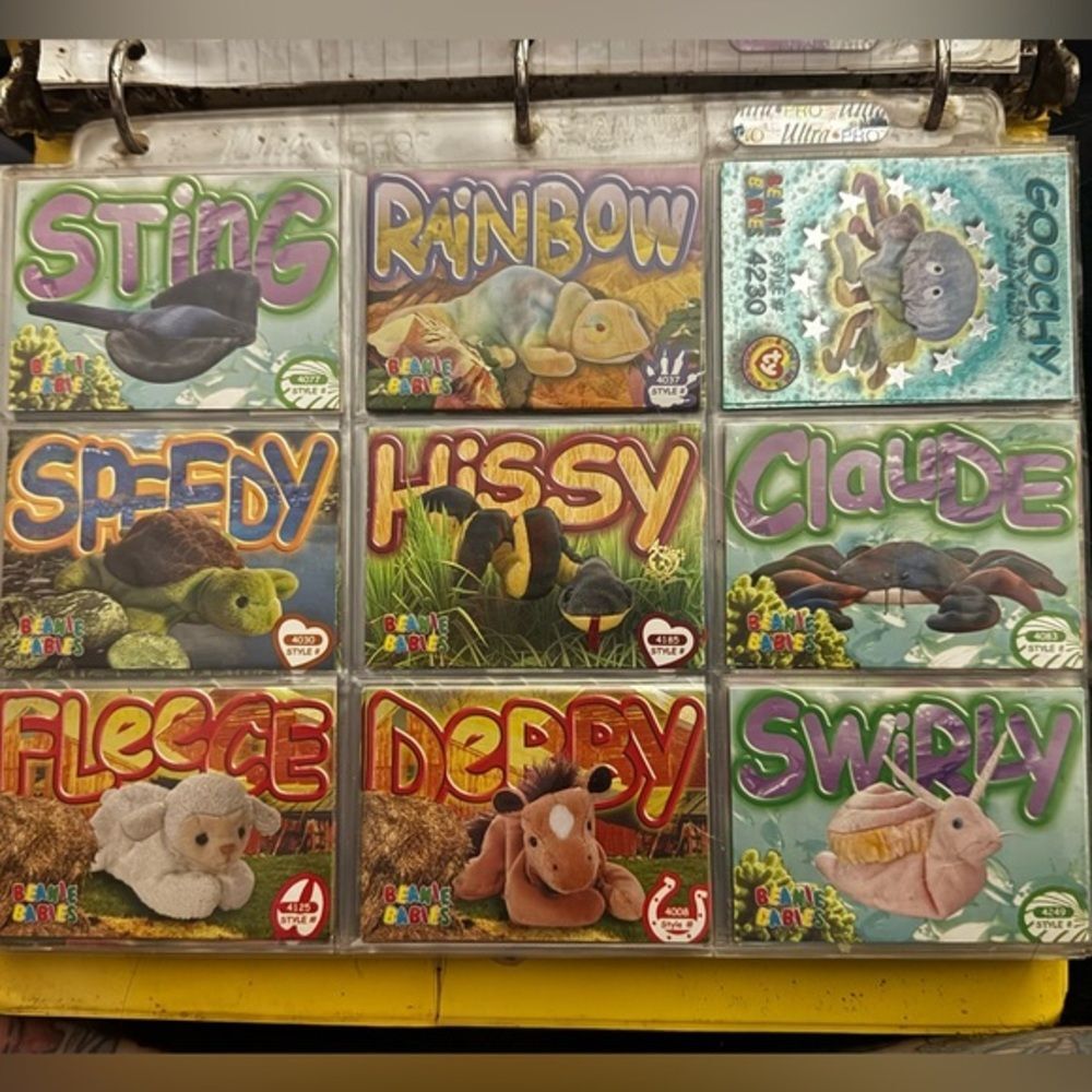 Vintage Ty Beanie Baby Trading Cards